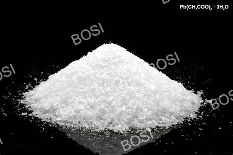 Bezwonny ołów II octan trójwodór stabilny w normalnych warunkach 280-282.C Punkt topnienia
